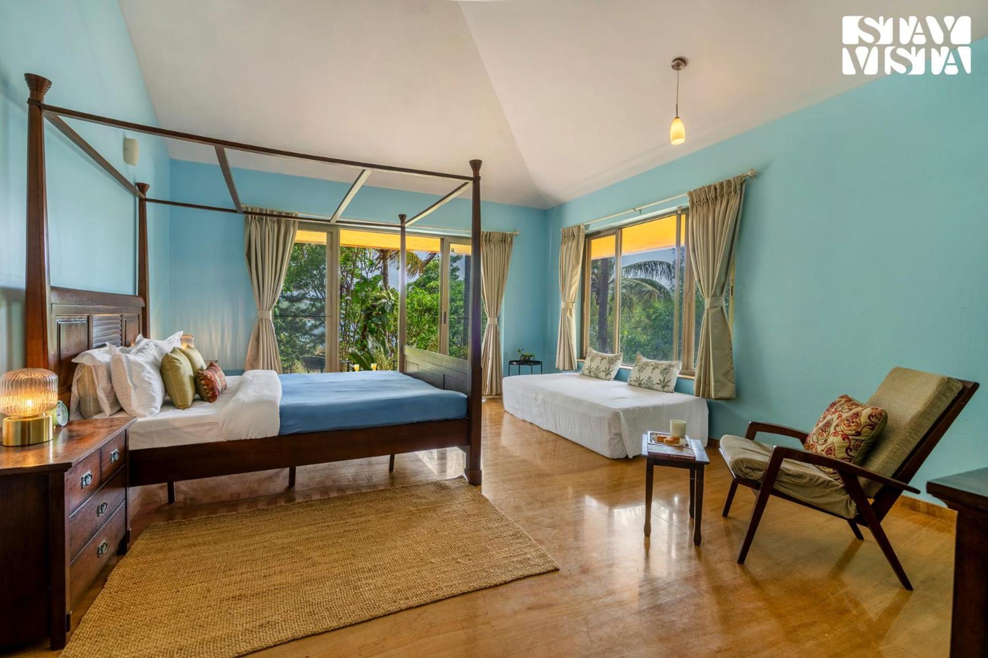 Stayvista At Three Shores With Lake View & Alfresco Dining Khamshet Buitenkant foto
